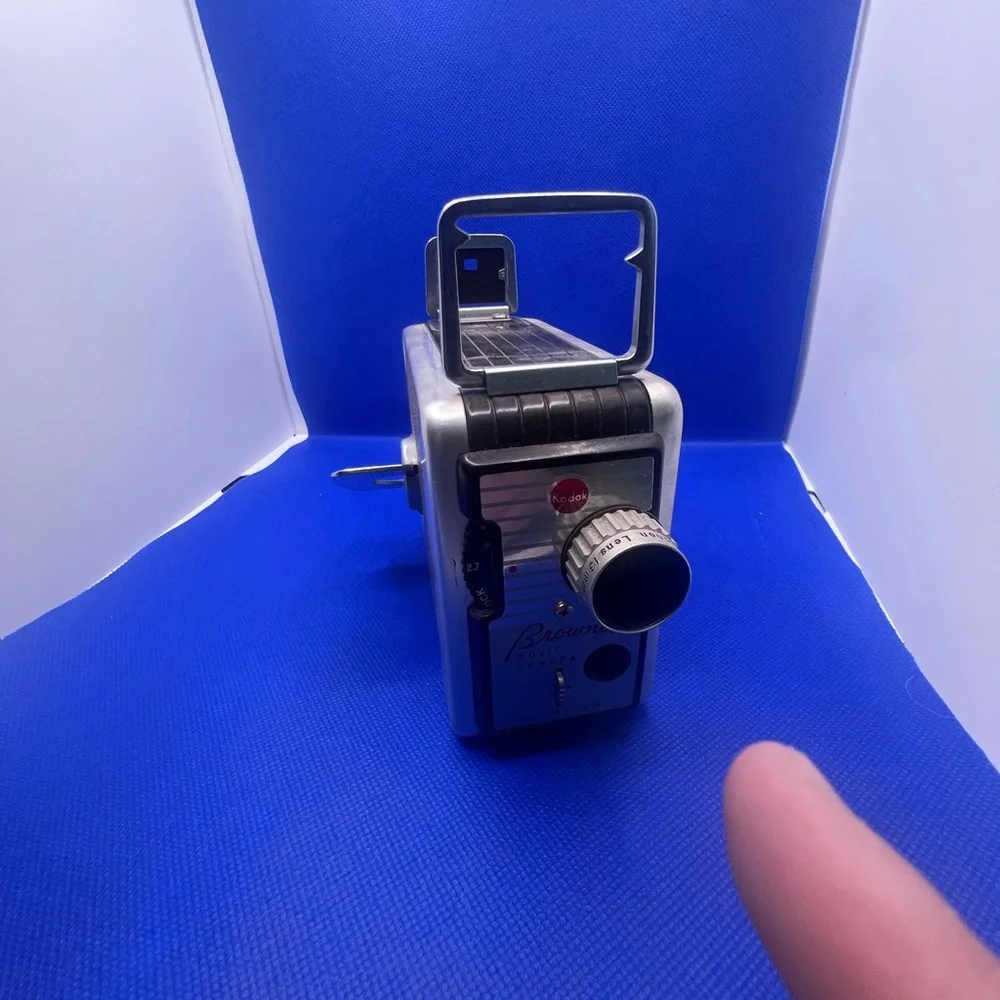 Kodak Brownie Eight MM Camera in Silver and Black